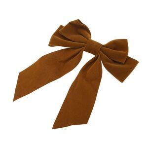 Bow Duckbill Hair Clips Hairdo Clip Brown